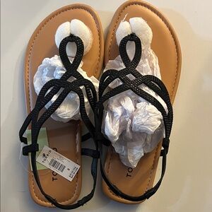 Torrid sz8 wide Black and Tan Sandals